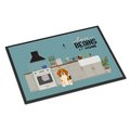 Carolines Treasures 24 x 36 in. Tricolor Beagle Kitchen Scene Indoor or Outdoor Mat CK7744JMAT